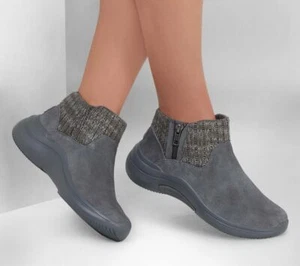 Woman Skechers On the GO Midtown Midnight Mood 144280 Color Charcoal Brand New - Picture 1 of 5