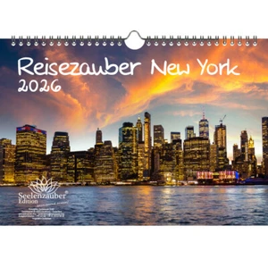 Reisezauber New York DIN A4 Kalender für 2026 Amerika USA Stadt Reise Land Urlau - Bild 1 von 1