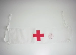 POLACO S/T Ejército Alemán Médico Cruz Roja Brazalete Sin Editar - Imagen 1 de 4