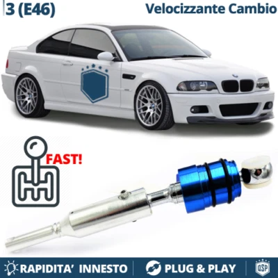 Leva del Cambio Marce corte Per Bmw Serie 3 E46 Tuning VELOCIZZANTE PROFESSIONAL - Immagine 1 di 4