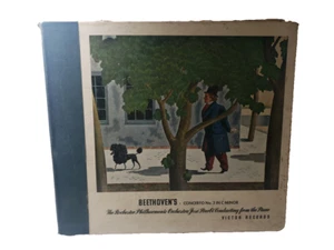 Beethovens concerto no. 3 in C Minor 12" victor records Set of 5 - Picture 1 of 24