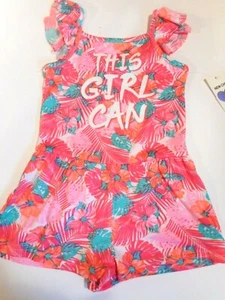 Romper Outfits Jumpsuits Shorts This Girl Can 1-Pc Sundress 12mo, 24mo, 2T, 3T - Picture 1 of 3