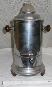grossag elektro kaffee tee maschine kocher perkolator chrom alt top vintage deko - Picture 1 of 12