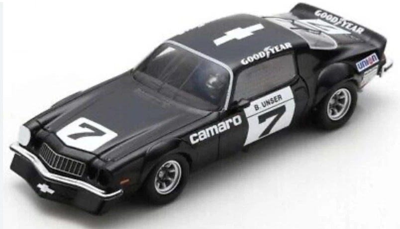 1/43 CHEVROLET CAMARO #7 WINNER MICHIGAN IROC 1974 UNSER SPARK US171 - Immagine 1 di 1