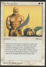 1x Eye For An Eye MP MTG Magic The Gathering Arabian Nights English