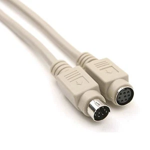 2M 6Ft Apple Mac Mini Din 8 pin Serial MF Extension cable High Quality NEW - Afbeelding 1 van 4