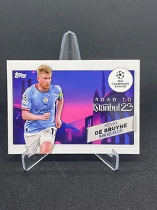 2022-23 TOPPS UEFA CLUB COMPETITIONS KEVIN DE BRUYNE ROAD TO ISTANBUL #RF-14 - Picture 1 of 2