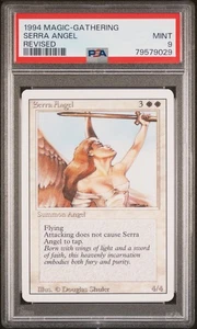 1994 Magic the Gathering Revised Serra Angel PSA 9 Mint - Picture 1 of 2