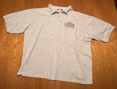 CLARK BAR Lincoln Park CHICAGO Button-Up Polo Golf Casual Shirt Cotton Size XL - Image 1 of 4
