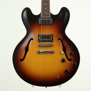 Gibson ES-335 Dot Reissue Plain Top Vintage Sunburst Electric Guitar from Japan - Picture 1 of 11