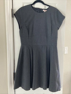 Brooks Brothers Red Fleece Womens 14 Cap Sleeve A Line Lined Polka  Dot Dress - Image 1 of 4