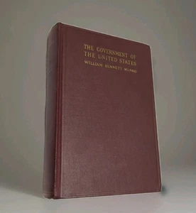 The Government of the United States 1941 William Bennett Munro Hardcover VGC - Picture 1 of 9
