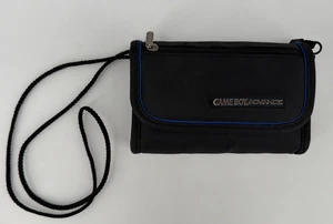 Official Nintendo Game Boy Advance Carrying Case Black Blue Game Storage Travel - Picture 1 of 8