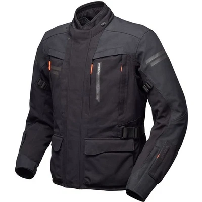 Modeka Paneo Textile Motorradjacke schwarz 3‑Lagen Adventure Jacke - Bild 1 von 2