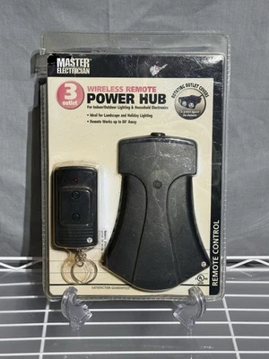 3 Outlet Wireless Remote Power Hub Rotating Outlet Covers Holiday Lighting New - Image 1 of 2