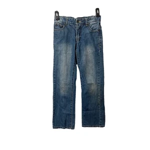 Lucky Brand Billy Straight Leg Jeans Medium Wash Adjustable Waist Boys Size 10 - Picture 1 of 10