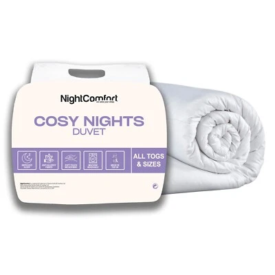 NightComfort Cosy Nights Anti Allergy Microfibre Duvet - All Togs & Sizes