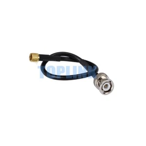 L5 Microdot Male Plug 10-32UNF to BNC Male Pigtail Cable RG174 30cm Flaw Sensor - Zdjęcie 1 z 1