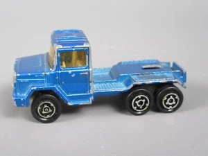 B579 Vintage Majorette 377 France Magirus Deutz Truck Blue 1:100 - Picture 1 of 7