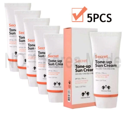 [Christian Dean] Secret Tone-up Sun Cream SPF50+ PA+++ 70ml X 5PCS / NO.1 Korean - Image 1 of 4