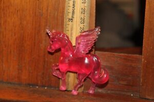 Translucent Pink Pegasus Unicorn Pvc Action Figure