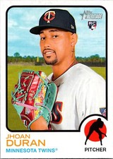 2022 Topps Heritage #693 Jhoan Duran Near Mint ROOKIE CARD
