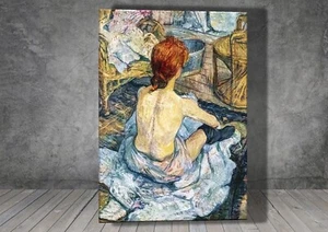 Henri de Toulouse-Lautrec Rousse La Toilet CANVAS PAINTING ART PRINT POSTER 1717 - Picture 1 of 8