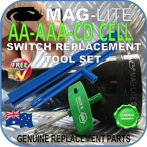 MAGLITE UPGRADE CONVERSION SWITCH REPLACEMENT TOOLS AA/AAA/C/D FLASHLIGHT TORCH - Bild 1 von 33