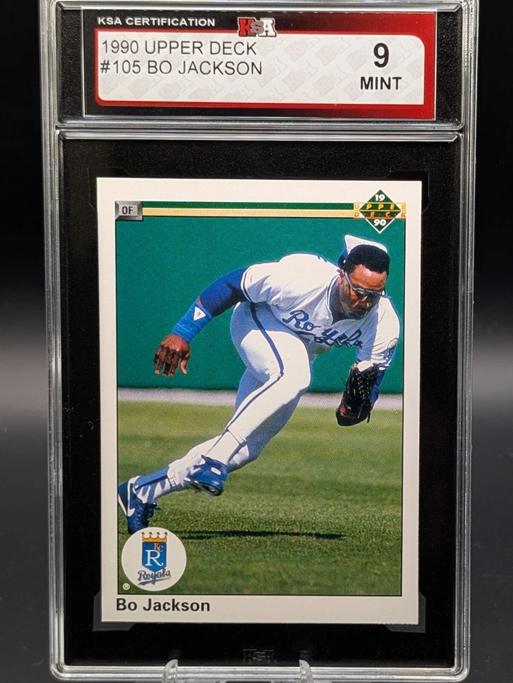 1990 Upper Deck - Bo Jackson #105 KSA 9 Estado perfeito - Imagem 1 de 1
