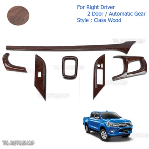 Wood Console Gear Air Panel Cover Fit Toyota Hilux Revo Sr5 2Dr Auto 2015 2016 - Picture 1 of 6