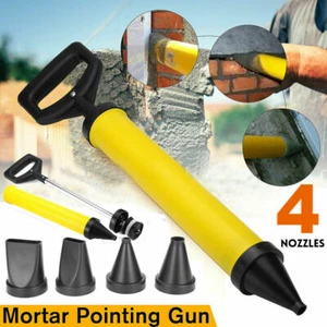 Mörtelspritze Fugenpistole für Mörtel Handmörtelpumpe Mörtelpresse mit 4 Düse - Bild 1 von 12