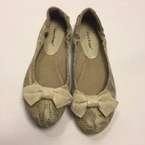 Gebrauchte Lucy Damen-Ballerinas mit nackten Fallen Stein Leopardenmuster Größe 9M - Bild 1 von 5