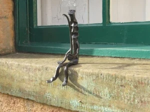 Fisherman sculpture completely hand made by a blacksmith. - Picture 1 of 3
