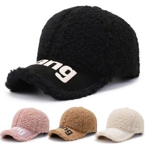 Thermal Duck Tongue Hat Peaked Letters Baseball Warm for Boys Girls