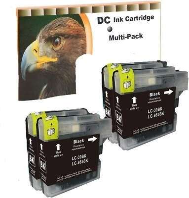 4 Patronen passend für Brother MFC-5895CW MFC-6490CW MFC u.a. schwarz*NEU&OVP* - Bild 1 von 2