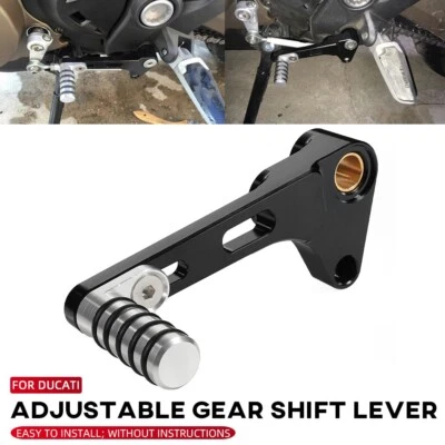 Pedal de palanca de cambios izquierdo CNC para DUCATI Monster 821 Monster 1200/R/S Foto 1 de 4