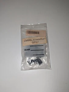 Panduit CMBBL-X Blank Module, 1 Port, Black, 7- Pack - Picture 1 of 2