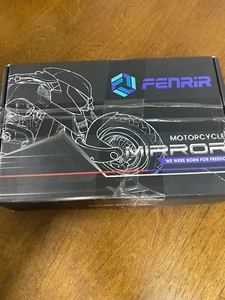 NEW Fenrir Motorcycle Bar End Mirror- Black Mirror - Bild 1 von 7