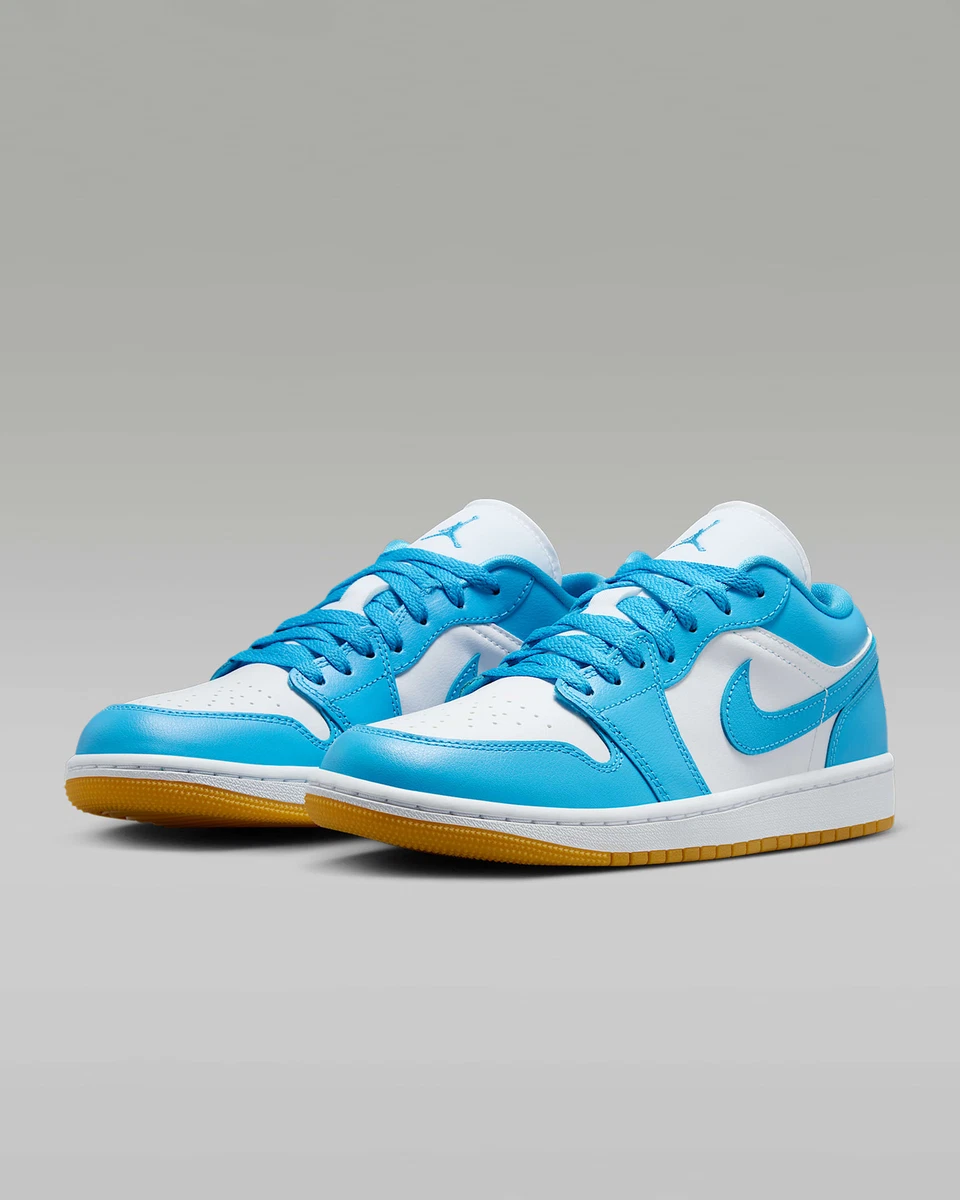 Jordan 1 Low Dark Powder Blue Gum W for sale | eBay