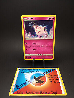 Clefairy 38/68 Hidden Fates NM Regular Common Pokemon Card 