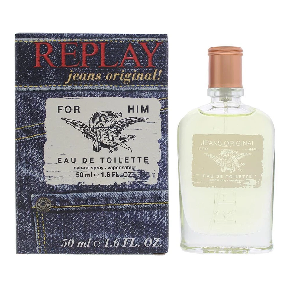 Replay Jeans Original! For Him Eau de Toilette 50ml Herren Parfum - Bild 1 von 1