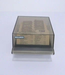 Vintage Rolodex S-310 C. Covered Card File with Index Tabs & Blank Cards - Picture 1 of 8