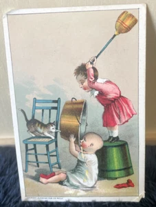 Vintage Men and Boys Clothing Store Postcard - Picture 1 of 6