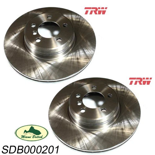 JUEGO DE PARES DE DISCOS ROTOR FRENO DELANTERO LAND ROVER RR 03-05 TRW Foto 1 de 1