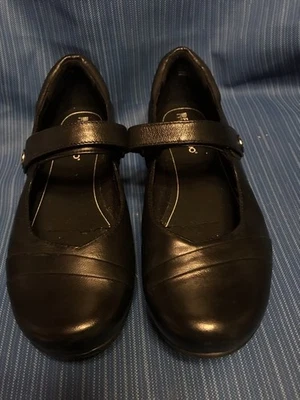 Abeo Abby Black Leather Mary Jane Comfort Shoes size 7.5 Nwob - Image 1 of 4