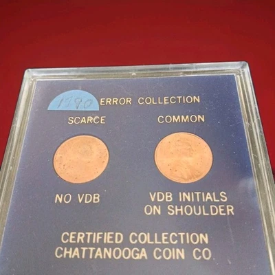 Two 1990 Pennies Error Collection  Chattanooga COIN Co. - Image 1 of 2