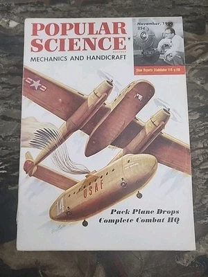 Vtg Popular Science Mechanics And Handicraft Issue Nov. 1950 Magazine - Изображение 1 из 4