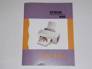 Epson Sylus Color 440 Printer Manual with Installation Guide and Inserts - Picture 1 of 1