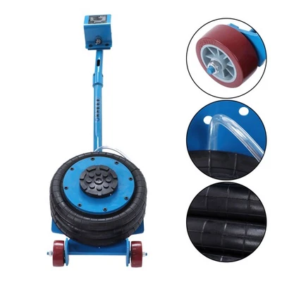 Gato triple bolsa de aire LABLT 3T reparación de automóviles gatos neumáticos varilla plegable elevación rápida Foto 1 de 4