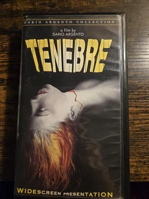 Tenebre (VHS 1982, 1999, Anchor Bay) Dario Argento Giallo Horror Rare NTSC - Image 1 of 4